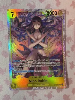 EB03-055 Nico Robin SR One Piece Card Game TCG English NM - Image 1