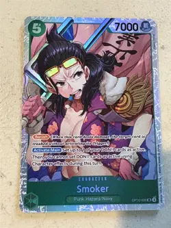 Smoker OP10-030 One Piece TCG, Royal Blood foil SR, English - Image 1