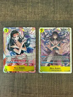 One Piece TCG -Nico Robin - EB03-055 - Super Rare Alternate Art & Super Rare Set - Image 1