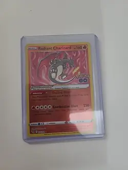 Radiant Charizard 11/78 Pokemon Go NM Condition - Image 1