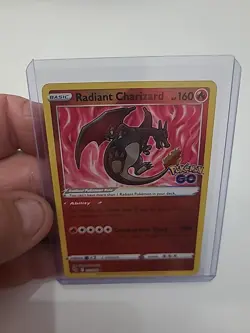 Radiant Charizard 11/78 Pokemon Go NM Condition - Image 4