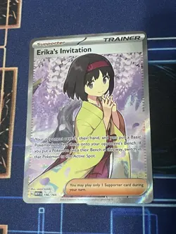 Erika's Invitation NM 196/165 Scarlet & Violet 151 Pokemon TCG - Image 1