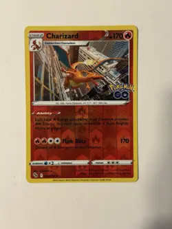 Pokemon TCG Charizard 10/78 Pokemon Go Reverse Holo -NM/LP! - Image 1