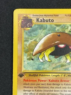Pokemon TCG Kabuto Fossil 1st Edition 50/62 NM to MINT HIGH GRADE card WOTC - Image 3