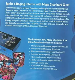 Pokemon Mega Charizard X ex Ultra Premium Collection TCG Factory Sealed! - Image 5