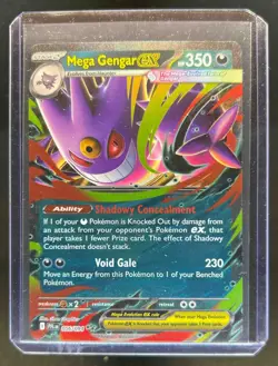 2025 Pokemon Phantasmal Flames Mega Gengar ex Double Rare #056/094 - Image 1