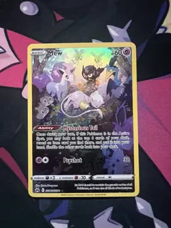 Pokemon TCG Mew GG10/GG70 Crown Zenith Galarian Gallery Holo - Image 1
