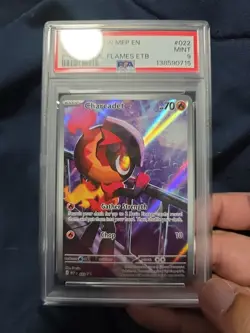 2025 POKEMON Phantasmal Flames #022 CHARCADET PSA 9 PROMO - Image 5