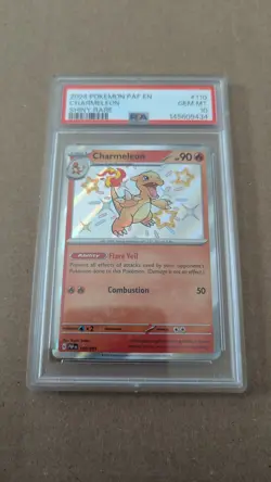2024 Pokemon Paldean Fates Charmeleon #110/091 PSA 10 - Image 1
