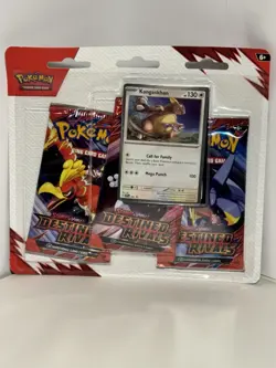 Pokemon Scarlet Violet Destined Rivals Blister Pack Kangaskhan Bundle - Image 2