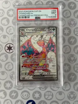 Pokemon SVP Scarlet & Violet Charizard ex 056 Premium Coll. Promo PSA 9 MINT - Image 1