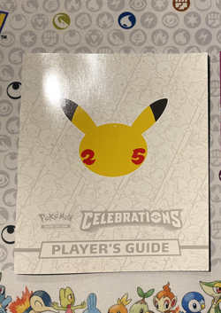 Pokemon TCG 25th Anniversary Celebrations ETB Players Guide Booklet! Box Fresh! - Image 1