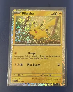 Pokemon TCG Pikachu 002/015 McDonald's Promos Near Mint - Image 1