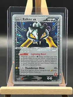 Rocket's Raikou ex 108/107-Secret Rare Holo- Pokemon 2005 Ex Deoxys -NM - Image 1