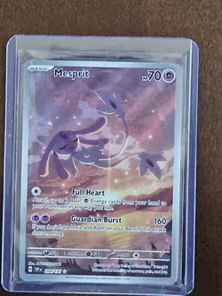 Pokemon TCG Mesprit - Illustration Rare SV08 Surging Sparks 204/191 NM Clean! - Image 3