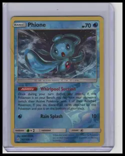 Pokemon SM - Cosmic Eclipse #57/236 Phione Reverse Holo - Image 1