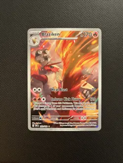 Pokemon TCG Blaziken Holo IR 192/182 Sv10: Destined Rivals - Image 1