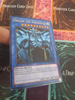 Yugioh Obelisk The Tormentor LC01-EN001 Ultra Rare Limited Near Mint - Image 2