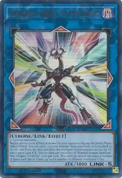 Yugioh! Firewall Dragon Darkfluid - Neo Tempest Terahertz - MAZE-EN028 - Ultra R - Image 1