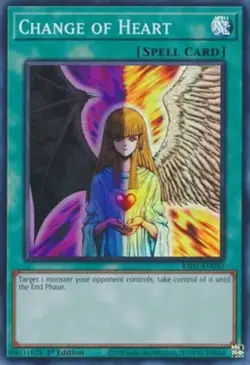 x3 Change of Heart - RA01-EN050 - Super Rare - 1st Edition Yu-Gi-Oh! M/NM - Image 1
