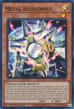 x3 Metal Illusionist - ROTA-EN008 - Super Rare - 1st Edition Yu-Gi-Oh! M/NM - Image 1