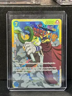 One Piece Sogeking OP03-122 SEC Secret Rare Pillar of Strengths - Image 1