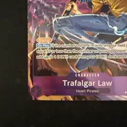 One Piece Trafalgar Law P-093 (Illustration Box 6) Alt Art Promo NM - Image 3