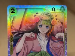 Kouzuki Hiyori OP06-106 One Piece Wings of the Captain Super Rare Near Mint - Image 2