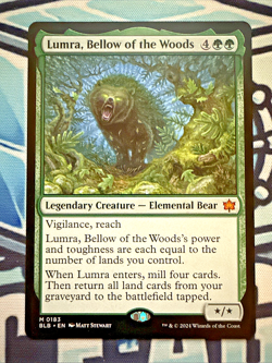 Lumra, Bellow of the Woods #183 Magic: The Gathering MTG Bloomburrow Mythic NM - Image 1
