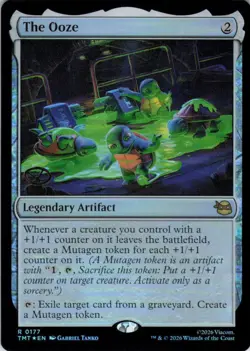 MTG The Ooze (177) | NM Foil | TMNT {TMT} - Image 2