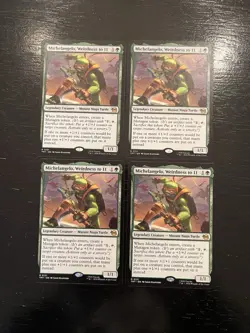 Michelangelo, Weirdness to 11 X4X NM/M Teenage Mutant Ninja Turtles TMT MTG - Image 1