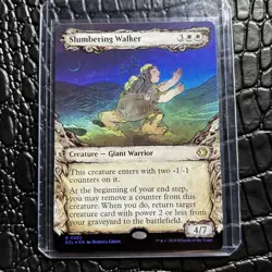 Slumbering Walker (Showcase) Lorwyn Eclipsed Pack Fresh! Foil Mint Rare - Image 1