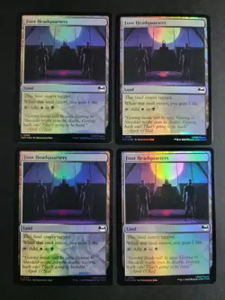 Foot Headquarters (X4 Foil) Land MTG Ninja Turtles - Image 1