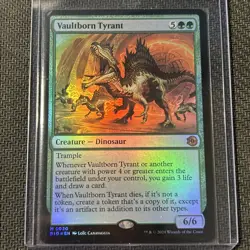 Vaultborn Tyrant Outlaws of Thunder Junction: the Big Score Foil - Image 1