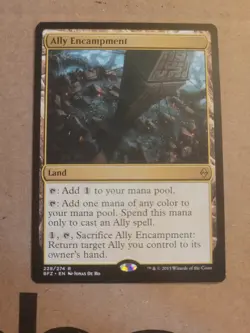 MTG Magic the Gathering Ally Encampment (228/313) BFZ Battle for Zendikar LP - Image 1