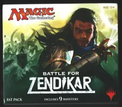 BATTLE FOR ZENDIKAR Fat Pack Magic the Gathering New & Sealed - Image 1