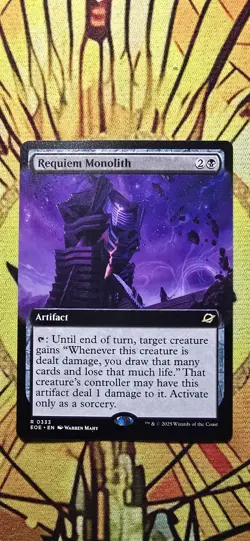 Requiem Monolith (Extended Art) Edge of Eternities Regular Artifact Rare MTG NM - Image 1