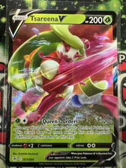 Pokemon TCG - Tsareena V Ultra Rare Holo - 021/264 - Fusion Strike - Image 1