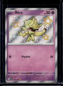 2024 Pokemon Paldean Fates Abra #148/091 - Image 1