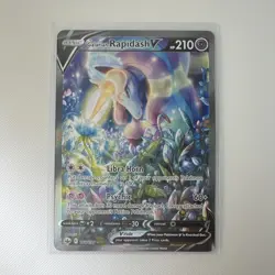 Pokemon Galarian Rapidash V 168/198 Chilling Reign Ultra Rare Full Art Holo - Image 1