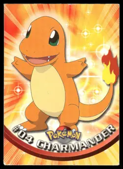 Pokemon Cards Charmander #4 Topps Trading Cards Series 1 MP *1 - Image 1