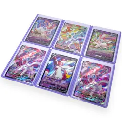 Pokemon TCG V VMAX RAINBOW RARE Holo Lot of 6 Cards Sylveon Eeveelution - Image 1