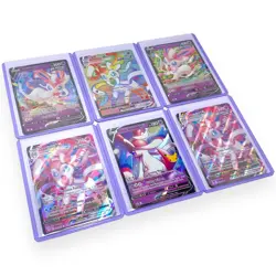 Pokemon TCG V VMAX RAINBOW RARE Holo Lot of 6 Cards Sylveon Eeveelution - Image 2