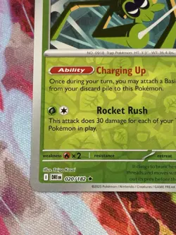 Pokemon Destined Rivals #20/182 Team Rocket's Spidops Reverse Holo - Image 4