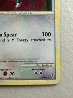 Pokemon Call of Legends Rayquaza 20/95 Holo Rare HP - Image 4