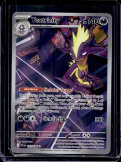 2025 Pokemon Phantasmal Flames Toxtricity Illustration Rare #103/094 - Image 1