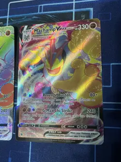 Machamp VMAX 194/189 + 073/189 Ultra Rare Astral Radiance Pokemon 2 Card Lot NM - Image 3