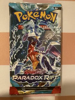 Pokemon TCG: Scarlet and Violet Paradox Rift Booster Pack Sealed - Image 1
