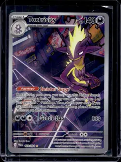 2025 Pokemon Phantasmal Flames Toxtricity Illustration Rare #103/094 - Image 1