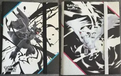 Pokemon Black Bolt AND White Flare Binder Set - Binders Only - New - Image 1